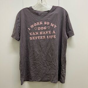Fifth Sun Dog Lover Short Sleeve Crew Neck Shirt